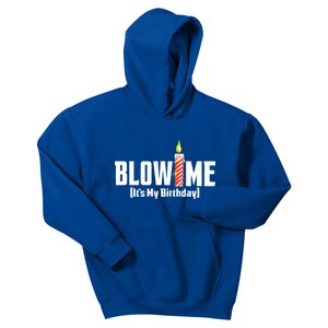 Blow Me It's My Birthday Kids Hoodie