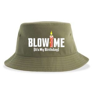 Blow Me It's My Birthday Sustainable Bucket Hat