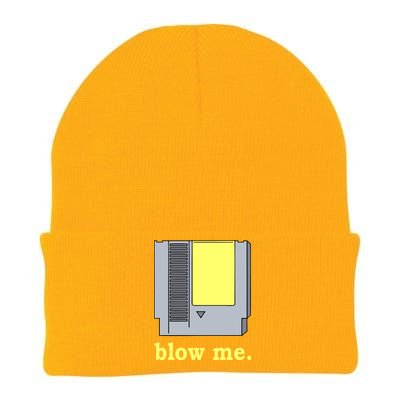 Blow Me Retro Video Game Knit Cap Winter Beanie