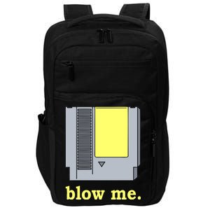 Blow Me Retro Video Game Impact Tech Backpack