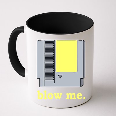 Blow Me Retro Video Game Mug