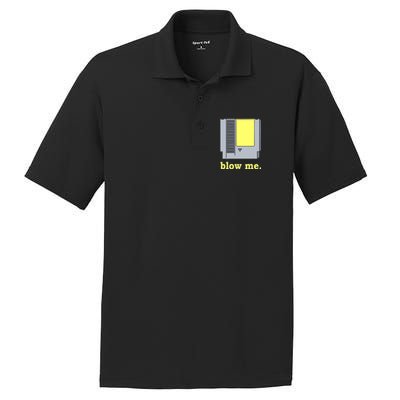 Blow Me Retro Video Game PosiCharge RacerMesh Polo