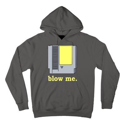 Blow Me Retro Video Game Hoodie