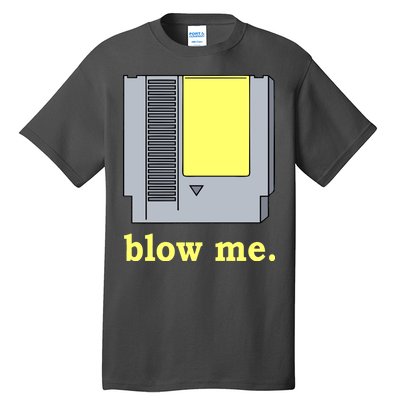 Blow Me Retro Video Game Tall T-Shirt