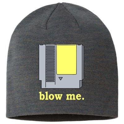 Blow Me Retro Video Game Sustainable Beanie