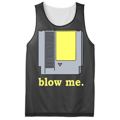 Blow Me Retro Video Game Mesh Reversible Basketball Jersey Tank