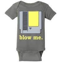 Blow Me Retro Video Game Baby Bodysuit