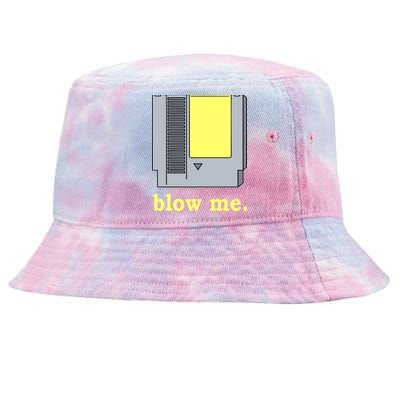 Blow Me Retro Video Game Tie-Dyed Bucket Hat