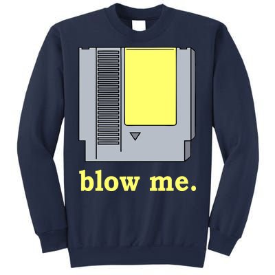 Blow Me Retro Video Game Sweatshirt