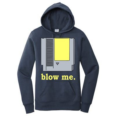 Blow Me Retro Video Game Women's Pullover Hoodie