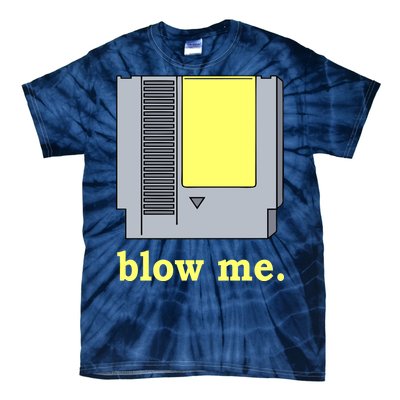 Blow Me Retro Video Game Tie-Dye T-Shirt