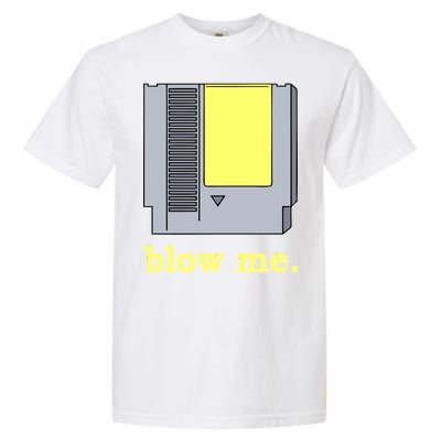 Blow Me Retro Video Game Garment-Dyed Heavyweight T-Shirt