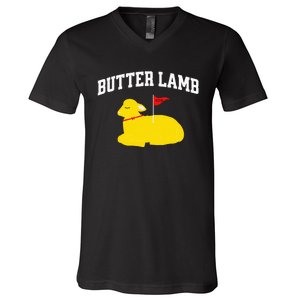 Butter Lamb Polish And Buffalo Traditions V-Neck T-Shirt