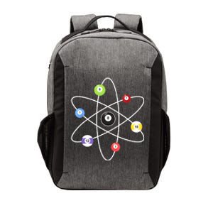 Billiard Lover Pool Player Game Sports Gift Cue Ball Atoms Vector Backpack