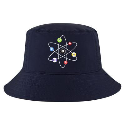 Billiard Lover Pool Player Game Sports Gift Cue Ball Atoms Cool Comfort Performance Bucket Hat