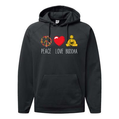 Buddha Love Peace Buddhist Zen Yoga Meditation Dao Mantra Performance Fleece Hoodie