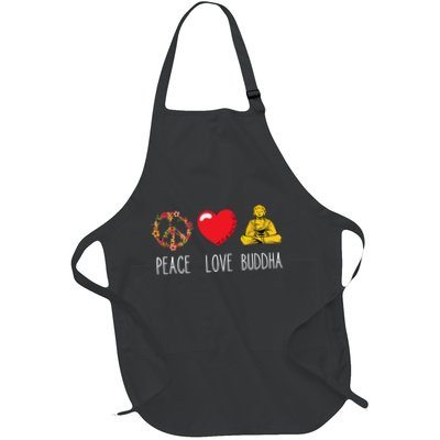 Buddha Love Peace Buddhist Zen Yoga Meditation Dao Mantra Apron