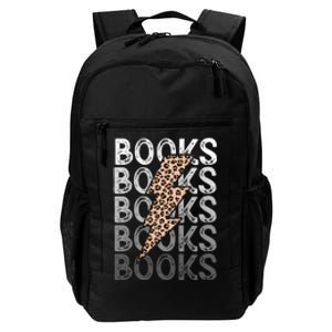 Books Leopard Print Book Club Bookish Daily Commute Backpack