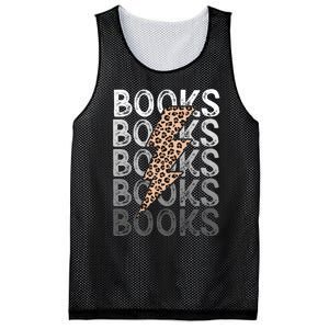 Books Leopard Print Book Club Bookish Mesh Reversible Basketball Jersey Tank