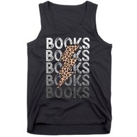 Books Leopard Print Book Club Bookish Tank Top