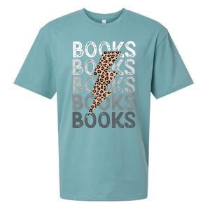 Books Leopard Print Book Club Bookish Sueded Cloud Jersey T-Shirt