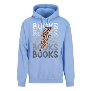 Books Leopard Print Book Club Bookish Unisex Surf Hoodie