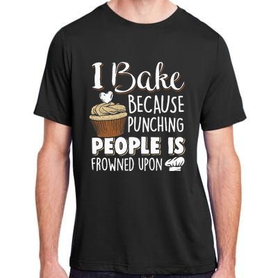 Baking Lover Punching People Baker & Cupcake Adult ChromaSoft Performance T-Shirt