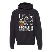 Baking Lover Punching People Baker & Cupcake Premium Hoodie