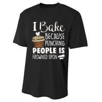 Baking Lover Punching People Baker & Cupcake Performance Sprint T-Shirt