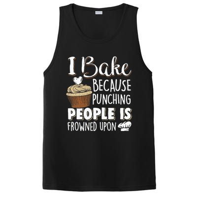 Baking Lover Punching People Baker & Cupcake PosiCharge Competitor Tank