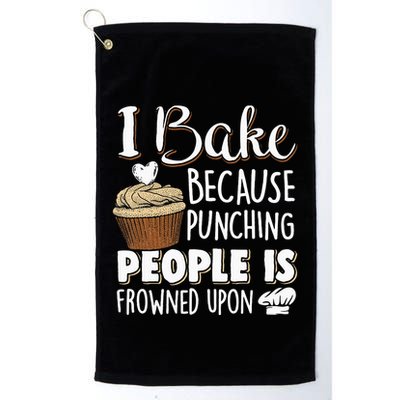 Baking Lover Punching People Baker & Cupcake Golf Towel