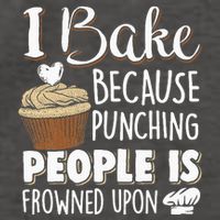 Baking Lover Punching People Baker & Cupcake Vector Backpack