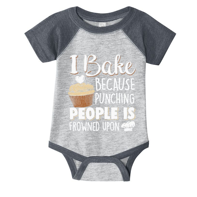 Baking Lover Punching People Baker & Cupcake Infant Baby Jersey Bodysuit