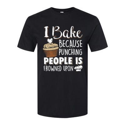 Baking Lover Punching People Baker & Cupcake Softstyle CVC T-Shirt