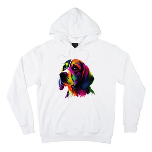 Beagle Lovers Pop Art Beagle Design Funny Beagle Hoodie