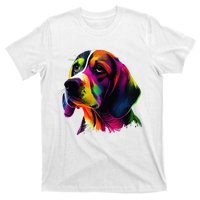 Beagle Lovers Pop Art Beagle Design Funny Beagle T-Shirt