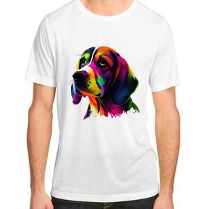 Beagle Lovers Pop Art Beagle Design Funny Beagle Adult ChromaSoft Performance T-Shirt