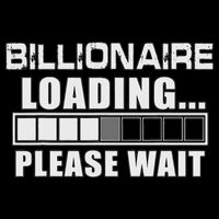 Billionaire Loading Please Wait Funny Millionaire 16 in Basic Backpack