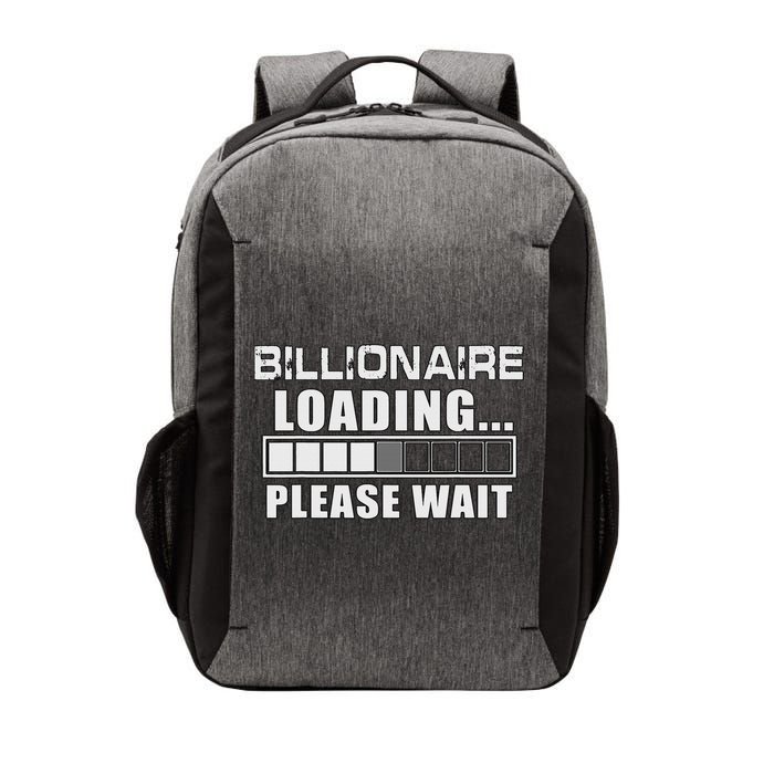 Billionaire Loading Please Wait Funny Millionaire Vector Backpack