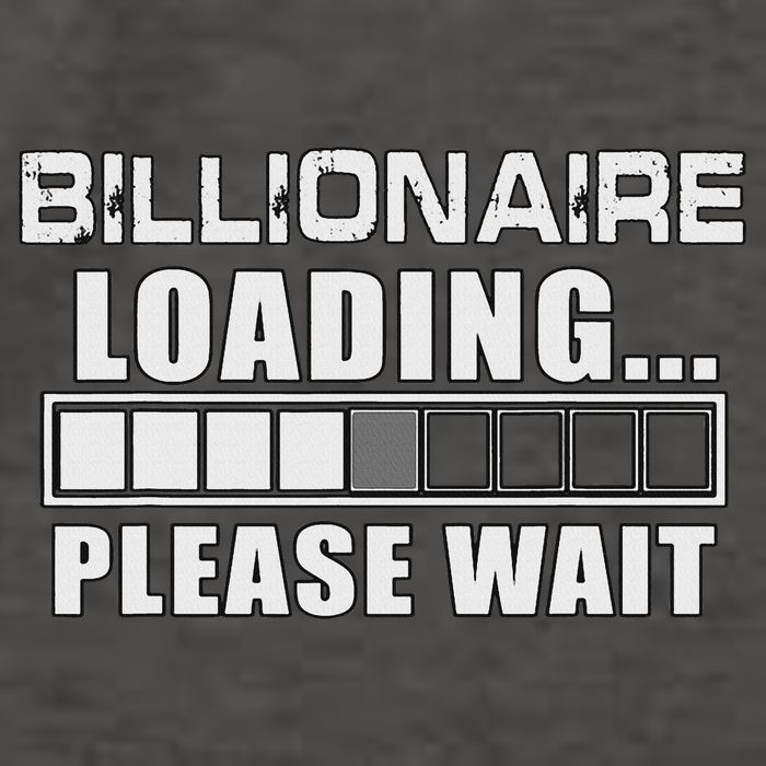 Billionaire Loading Please Wait Funny Millionaire Vector Backpack