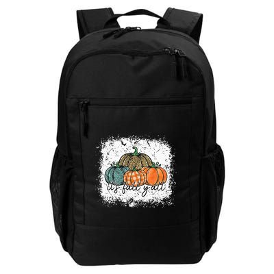 Bleached Leopard Pumpkin Autumn Its Fall Yall Thanksgiving Backpack