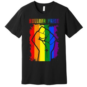 Boulder LGBT Pride Month LGBTQ Rainbow Premium T-Shirt