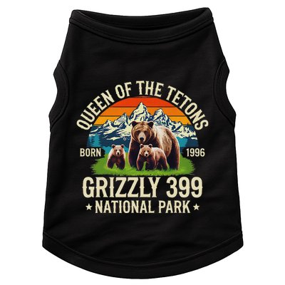 Bear Lovers Queen Of The Tetons Grizzly 399 National Park Doggie Tank