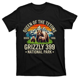 Bear Lovers Queen Of The Tetons Grizzly 399 National Park T-Shirt