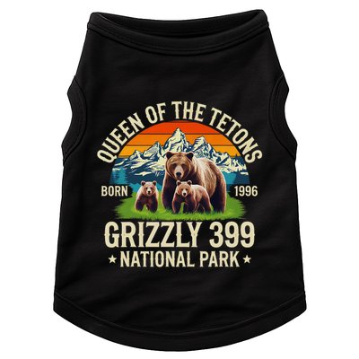 Bear Lovers Queen Of The Tetons Grizzly 399 National Park Doggie Tank