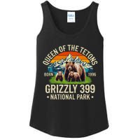 Bear Lovers Queen Of The Tetons Grizzly 399 National Park Ladies Essential Tank