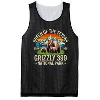 Bear Lovers Queen Of The Tetons Grizzly 399 National Park Mesh Reversible Basketball Jersey Tank