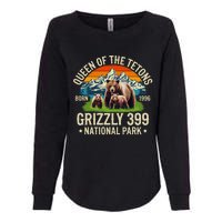 Bear Lovers Queen Of The Tetons Grizzly 399 National Park Womens California Wash Sweatshirt