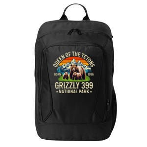 Bear Lovers Queen Of The Tetons Grizzly 399 National Park City Backpack