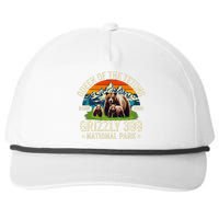 Bear Lovers Queen Of The Tetons Grizzly 399 National Park Snapback Five-Panel Rope Hat